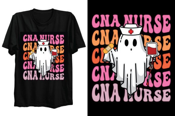 Halloween CNA Nurse T Shirt Design