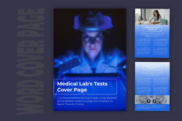 Medical Lab Test Cover Page Template