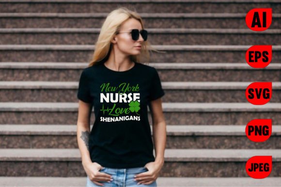 New York Nurse Love Shenanigans T Shirt