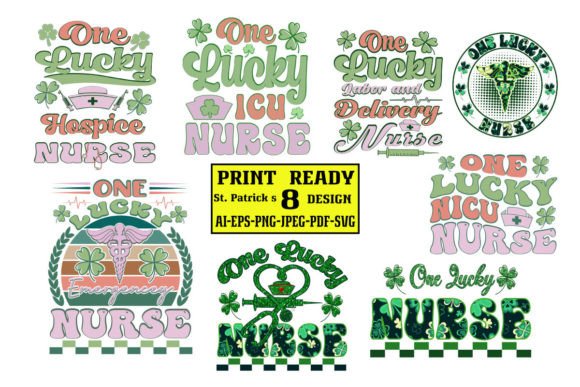 Nurse St Patricks Day T-shirt Bundle
