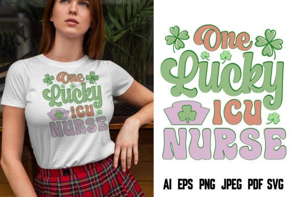 One Lucky ICU Nurse St. Patrick’s Tshirt