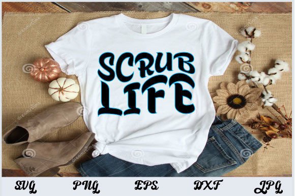 Retro Nurse Design, Scrub Life